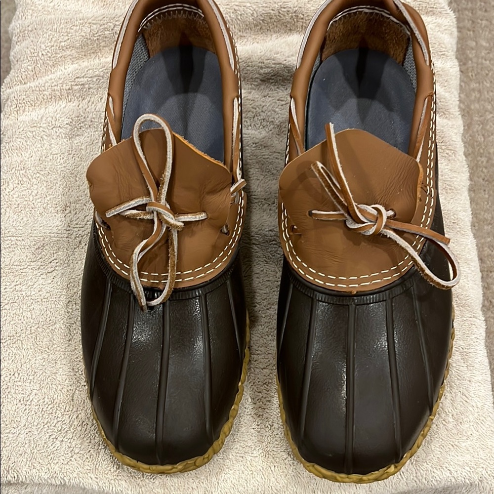 Men's Brown and Black Leather Shoes